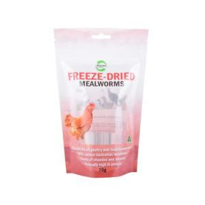 Customized Print Logo Glossy Printing Frozen Fruit Seafood Packaging Stand up Pouches Bag with Zipper