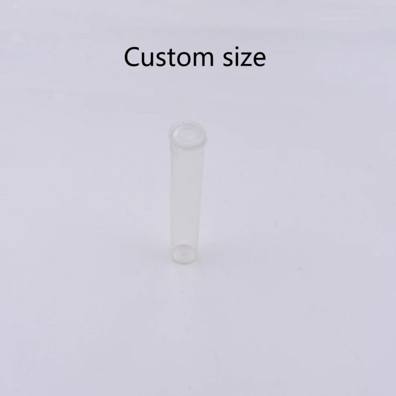 Transparent Plastic Pop Top Container for Vape Atomizer and Pre Roll