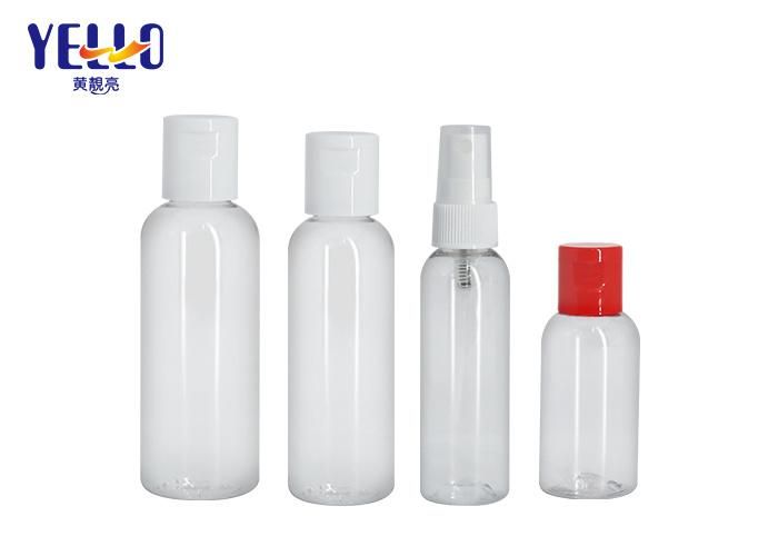 Round Shoulder Clear Bottle Pet Shampoo Bottles with Pump