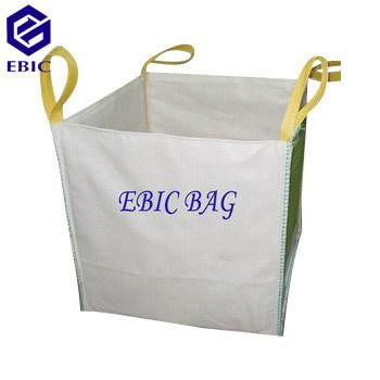 2000kgs Tubular 4 Cross Corner Loops Baffle Super Sack Ton Bulk Jumbo Big FIBC Q Bag