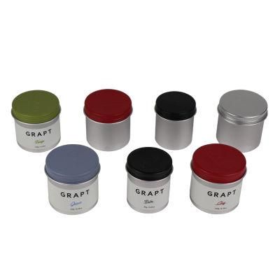 Emboss Round Aluminum Tin Can Food Container