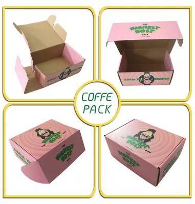 Wholesale Eco-Friendly Carton Corrugated Pink Paper Box with Cheap Price