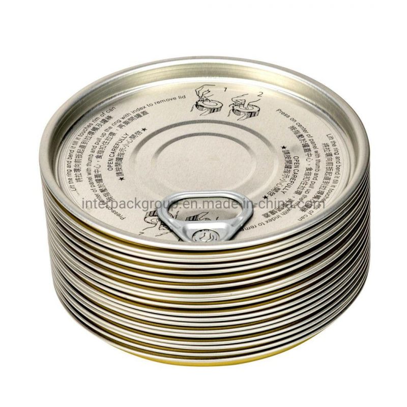 Tin Easy Open End/Lid/Cover/Cap for Food Cans