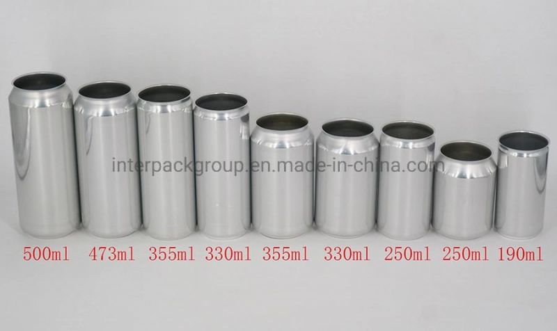 490ml Sleek Aluminium Can for Packing Drink Wholesale Aluminum Bottle Aluminum Beer Cans