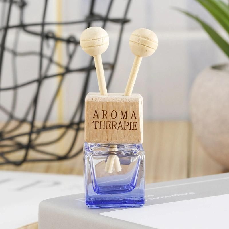 8ml Aroma Reed Glass Tinted Bottle Fragrance Car Air Vent Diffuser Decoration Bottle