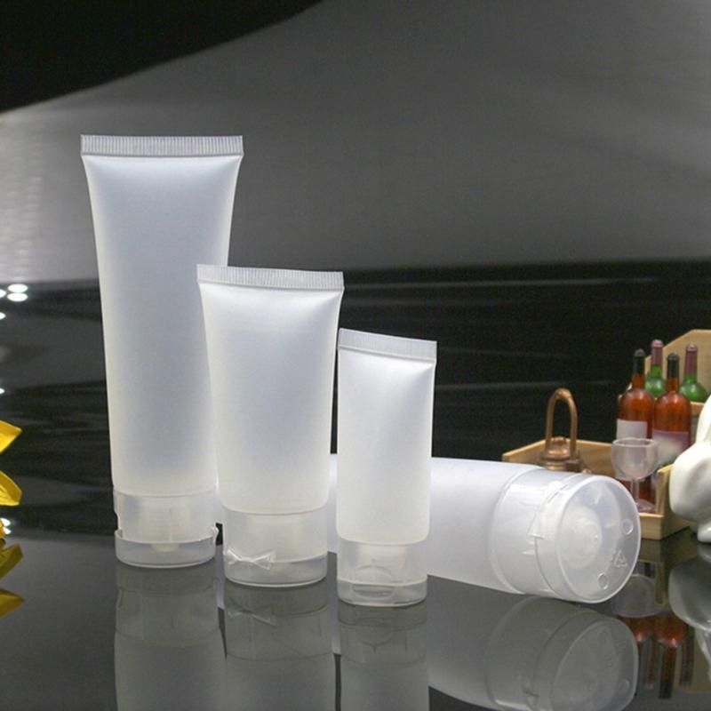 Free 5-200ml White Plastic Soft Bottle Cosmetic Cream Empty Lotion Bottle