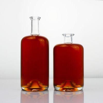 Top Sales Highsquare Glass Bottle 750ml Shaped Liquor Bottle
