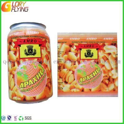 Custom PVC Shrink Sleeve Label Beverage Canned Mineral Water Packaging