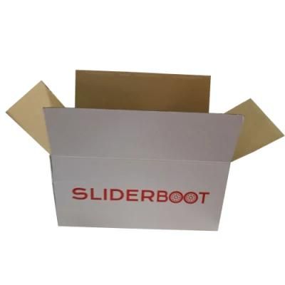 Customized 3/5 Layer Plain White Kraft Corrugated Cardboard Carton Shipping Hard Packaging Boxes