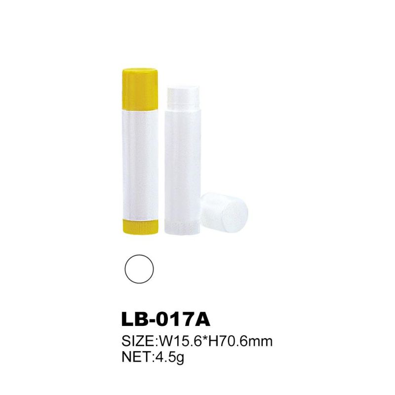 Round Lip Balm Tube Custom Cosmetic Empty Lipbalm Container Plastic Lipbalm Packaging