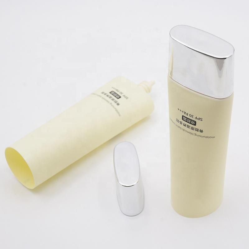 Factory Price Matte Sunscreen Tube with Metalized Screw Cap