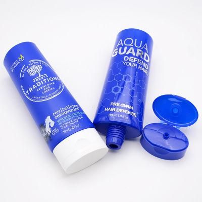 HDPE Material Hand Cream Body Lotion Oval Cosmetic Plastic Tube