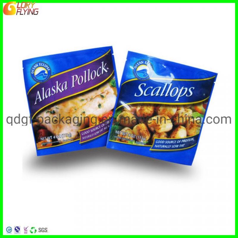 Seafood Packaging Biodegradable Bag with Zipper/ Plastic Bag