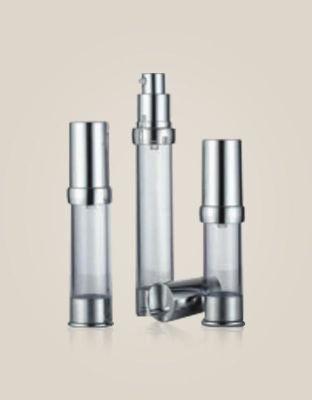 China Custom Cosmetic Makeup Pump Plastics Aluminum Airless Packaging Bottle