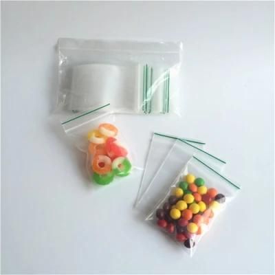 Resealable PE Poly Zip Bags Plastic Seal Zip Lock Bags with Logo Clear LDPE Poly Ziplock Bag