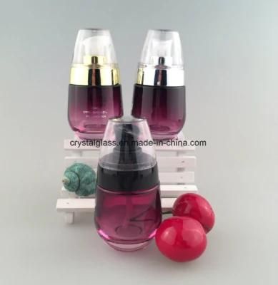 High-End Empty Glass Bottle for Body Lotion Lotion Packing Bottle