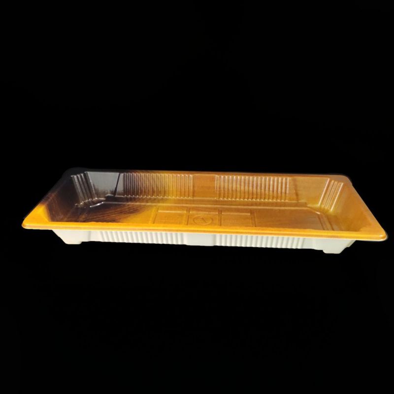 Manufacturer Sushi Foods Packaging Disposable Plastic Sushi/Bread/Cake/snack Container With Lid