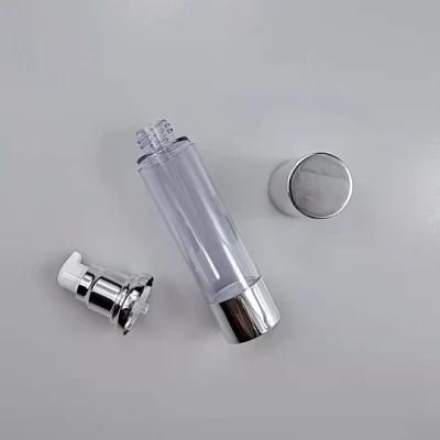 20ml, 30ml, 50ml, 80ml, 100ml, 120ml Cosmetic Luxury Aluminium Airless Lotion Bottles with Silver Pump for Skin Care