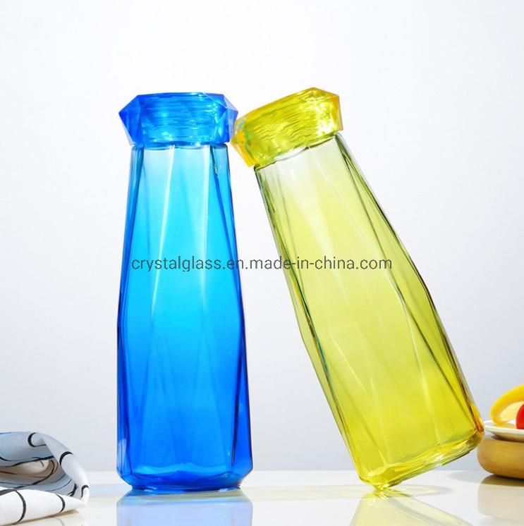 Wholesale Promotion Gift Sport Water Glass Bottle and Beverage Bottle Glassware 500ml