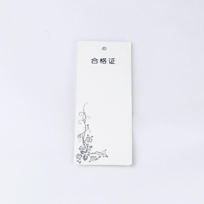 Best Price 9*5cm 600GSM Paper Tag Hangtag