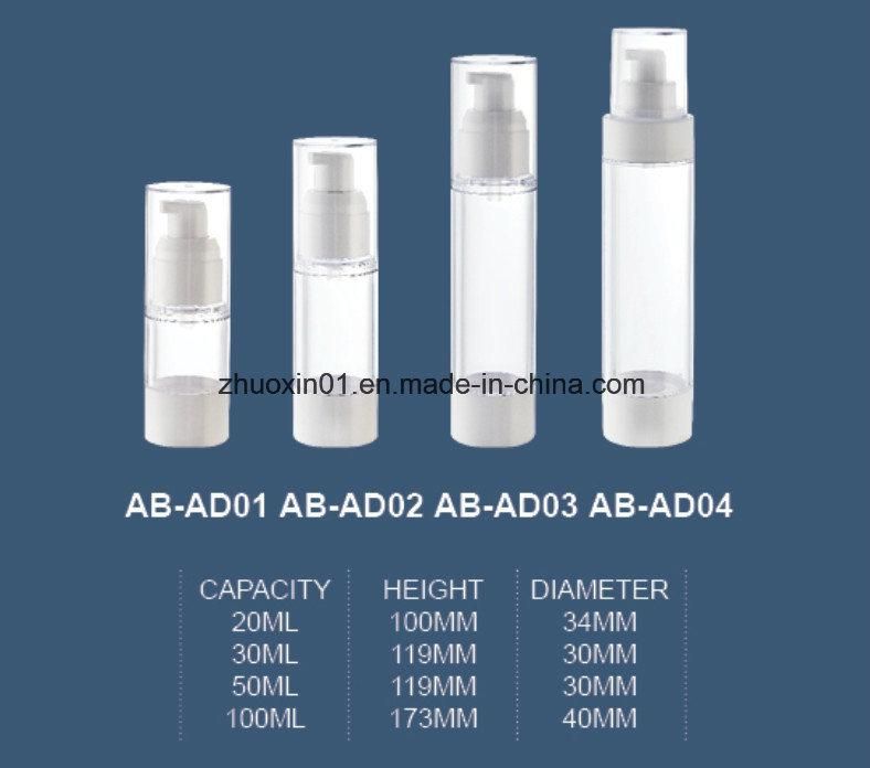 Personal Care Screen Printing Surface Handling Cosmetic Airless Bottle