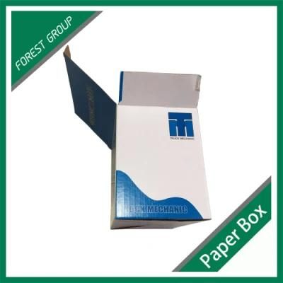 LED Light Blue Logo Printed Paper Box