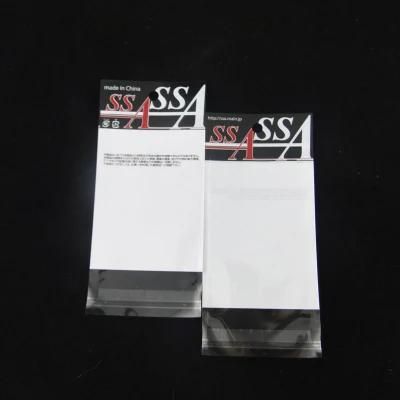 Laminated Self-Adhesive BOPP Super Market Header Bags