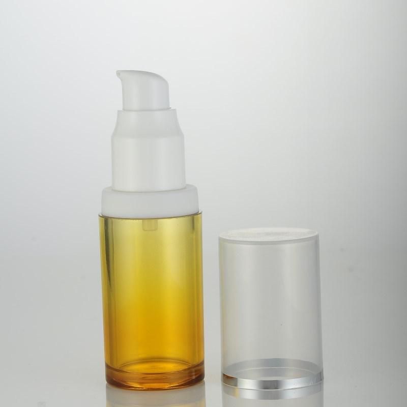 30ml Plastic Pet Yellow Bottle for Lotion