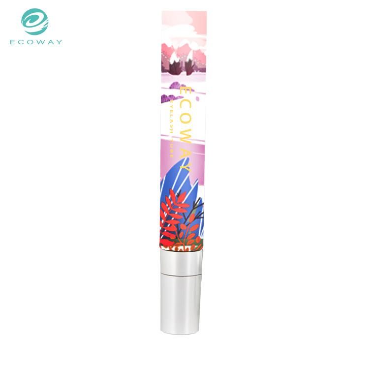 20ml The Tube Body Is Colorful PE Material Unsealed Silver Plated Flap Cover Eye Cream Tube