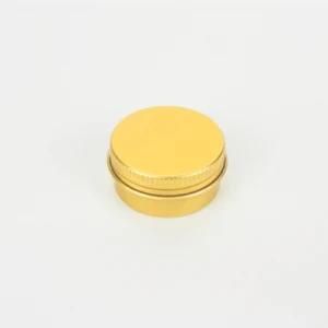 5ml 10ml 30ml 50ml 100ml 200ml Gold Aluminum Jar with Screw Lid