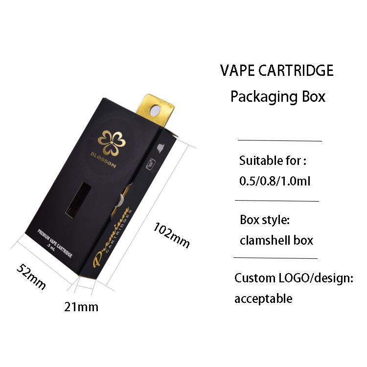 Custom Paper Box Packaging Vape Pen Cartridge Packaging