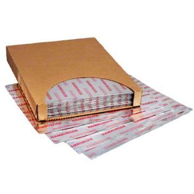 Honeycomb Pattern Burger Wrapping Aluminum Foil Backed Insulation Paper