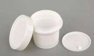 Wholesale 50g White Jar with Child Resistant Lid Glass Jar Cosmetic Containers