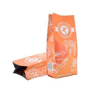 1kg Side Gusset Packaging Plastic Bag Custom Logo Printed Aluminum Foil Good Barrier Ziplock Coffee Packaging Bag