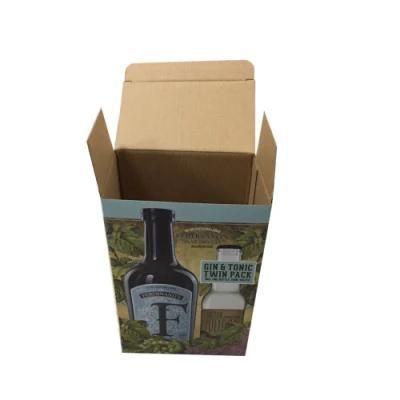 Double Wall Recylable Foldable Color Printing Wine Carton Packing Box