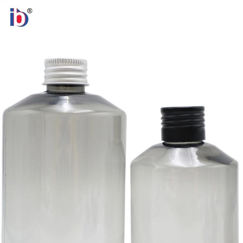 Hot Sale Transparent Travel Outside Emollient Water Empty Plastic Bottle with Crown Cap