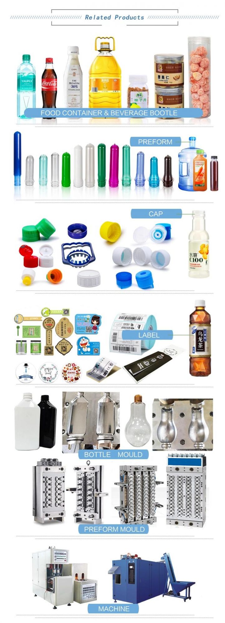 Customized Pet 28mm Soda Beverages Bottle Preforms