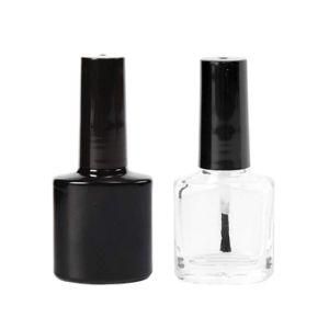 New Design Empty 10ml Luxury Glass Nail Polish Bottle Square Nail Polish Bottle with Brush Packing