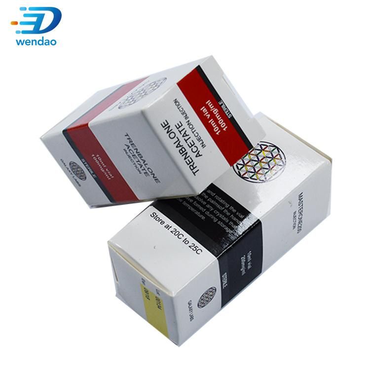 Vial 10ml Vials Box Packaging Medicine 10ml Vial Box for Steroid