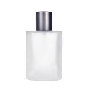 Luxury Recyclable 30ml 50ml 100ml Frosted Empty Glass Perfume Bottle with Pump Spray Cap