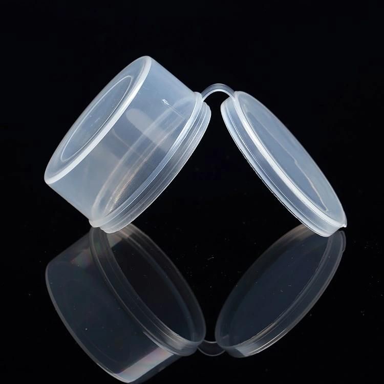 Round Earphone Plastic Organizer Box Small Clear Jewelry Beads Storage Containers