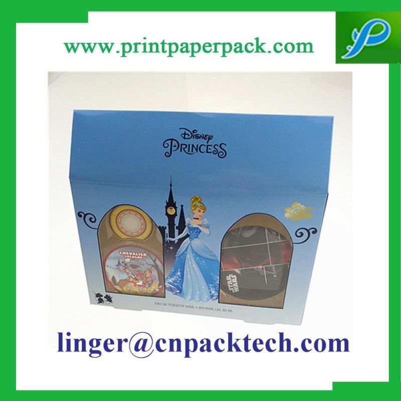 Customized Paper Gift Box with Clear Insert