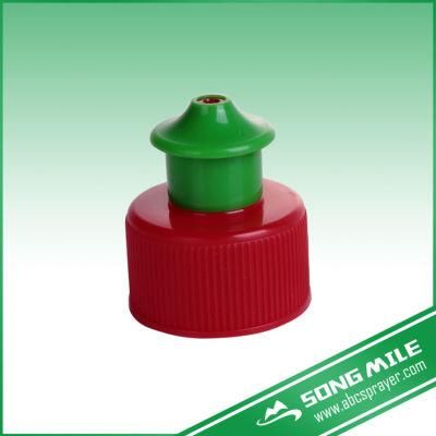 28mm Pointed Mouth Cap with Cover Plastic Twist Top Cap