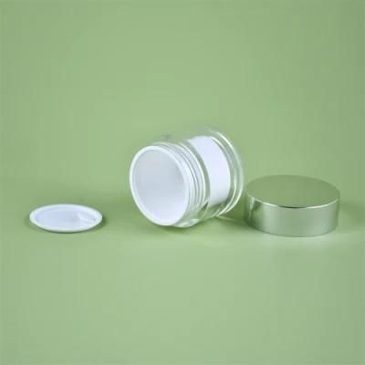 15g 30g 50g Frosted Plastic Acrylic Jar Cosmetic Cream Jar