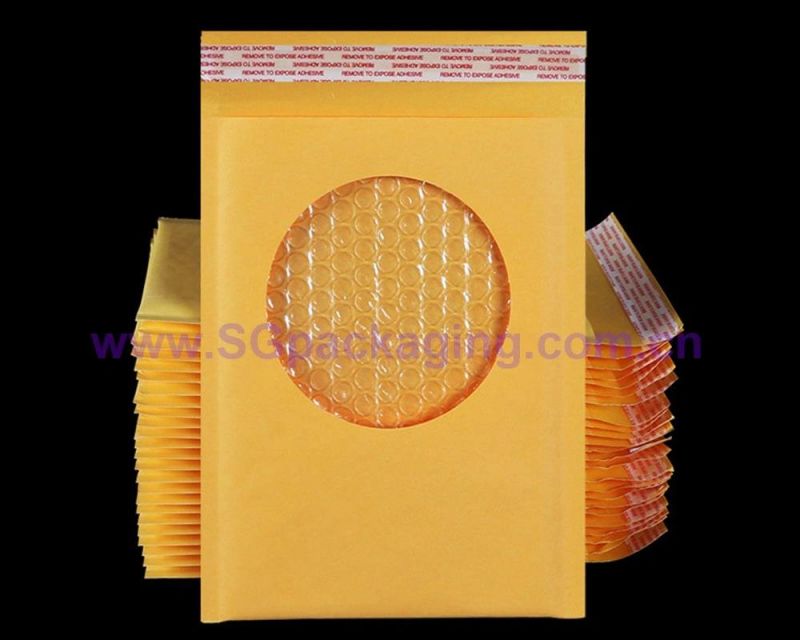 Wholesale Brown Paper Air Bubble Envelope Kraft Bubble Mailers Padded Mailing Bags for Shipping