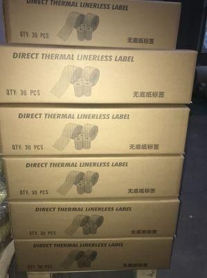 Digi Scale Printer Thermal Linerless Liner Free Label for Supermarket Fast Take Food