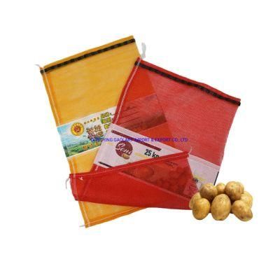 Anti-UV PP Tubular Leno Mesh Bags for Packing Vegetable Fruit