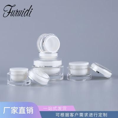 100ml Round Cosmetic Jar for Face Mask Acry Cosmetic Jar for Skin Care