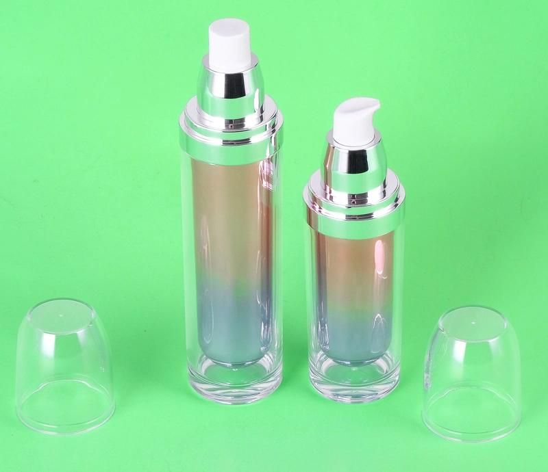 Wholesale Empty Double Wall Acrylic 40ml 60ml 120ml Lotion Bottles with Pump