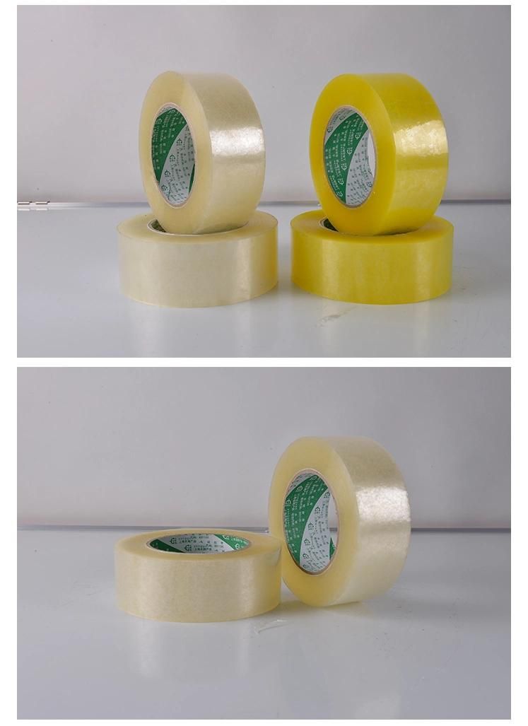 BOPP Packing Tape Carton Yellow Transparent Adhesive Tape Packing Tape Banding Tape
